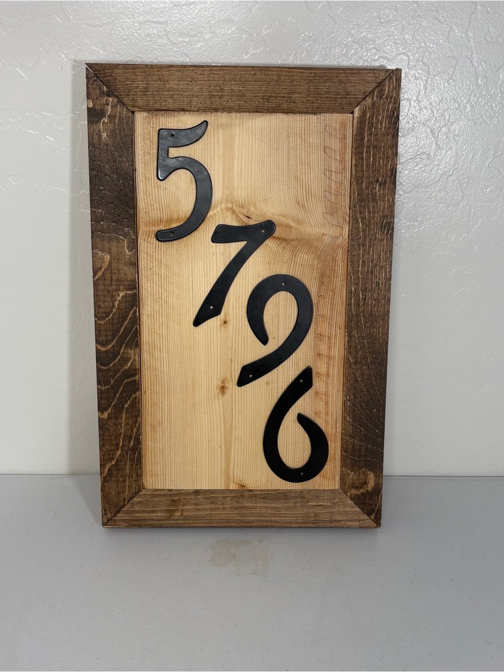 Custom Handmade Wooden Address
Number Sign Rustic Farmhouse Barn